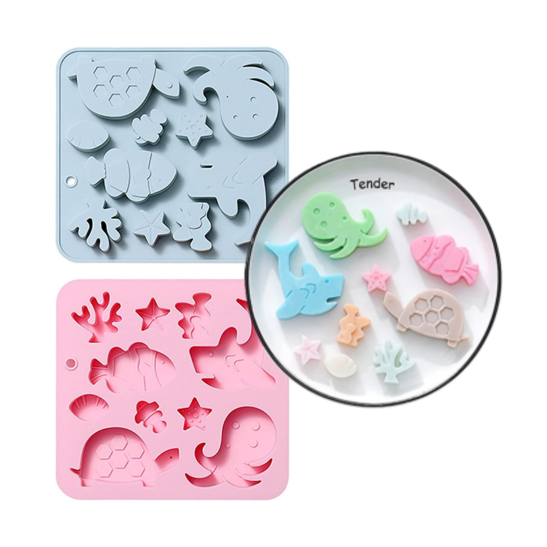 Molde silicon marino x10