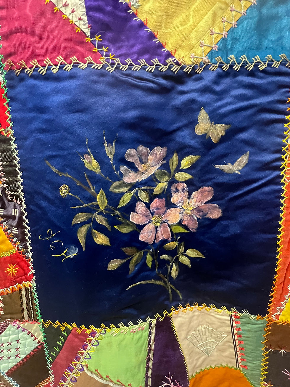 Thumbnail: Auld Lang Syne Crazy Quilt (VCQ8)