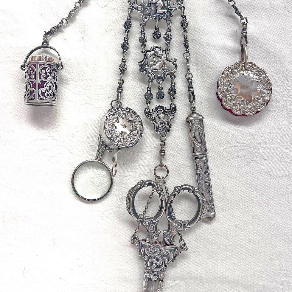 Thumbnail: Judith's Sterling Silver Chatelaine (VST47)