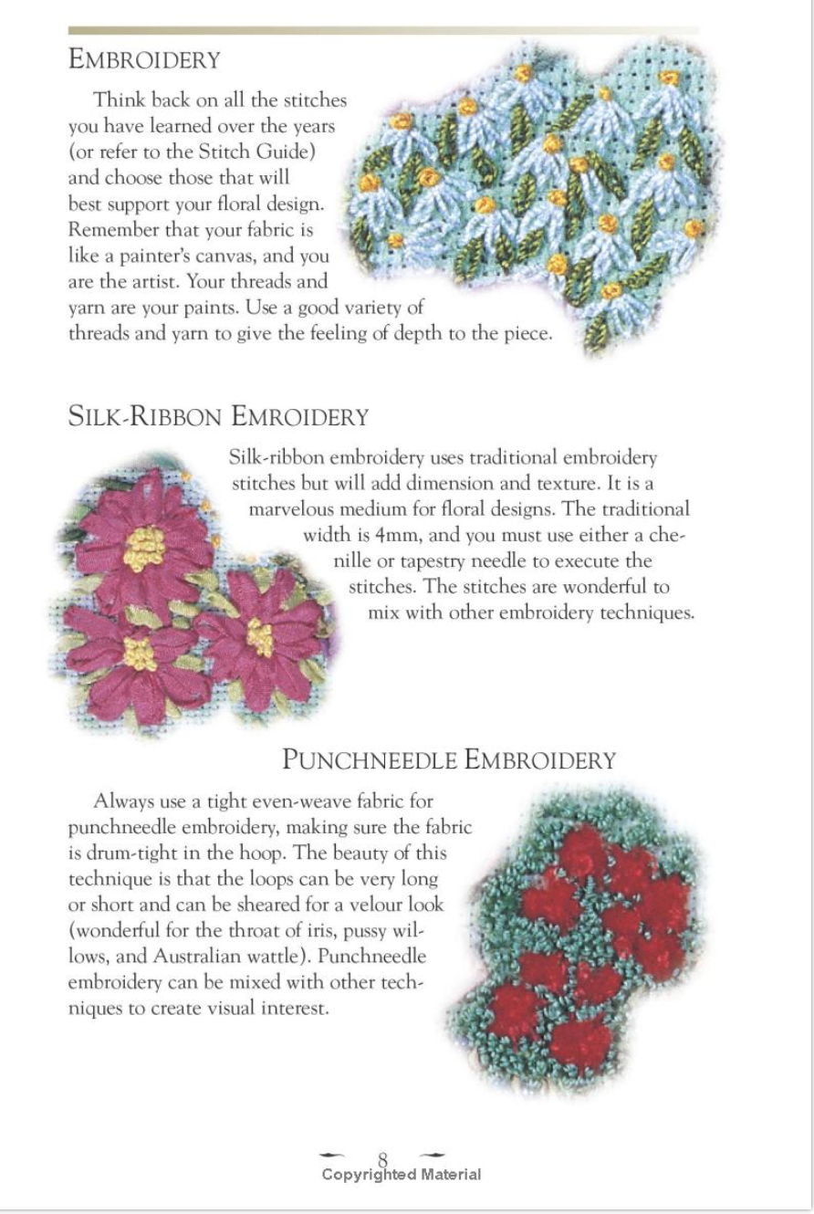 Thumbnail: Floral Stitches - an Illustrated Guide Book (B7)