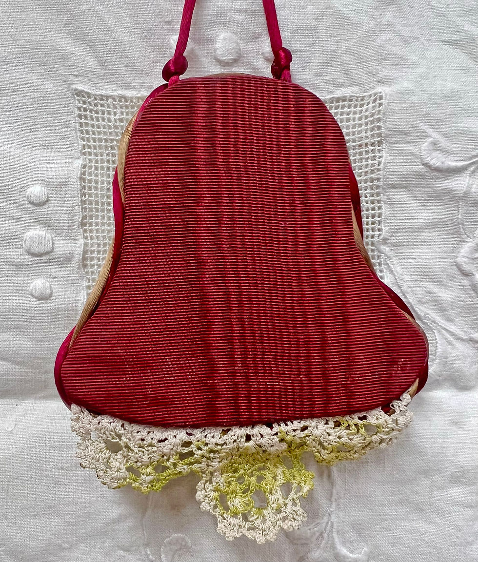 Thumbnail: Crazy Quilt Bell Christmas Ornament (AC12)