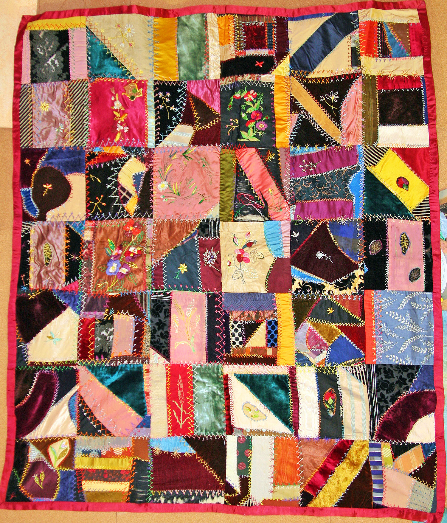 The Botanical Crazy Quilt (VCQ7)