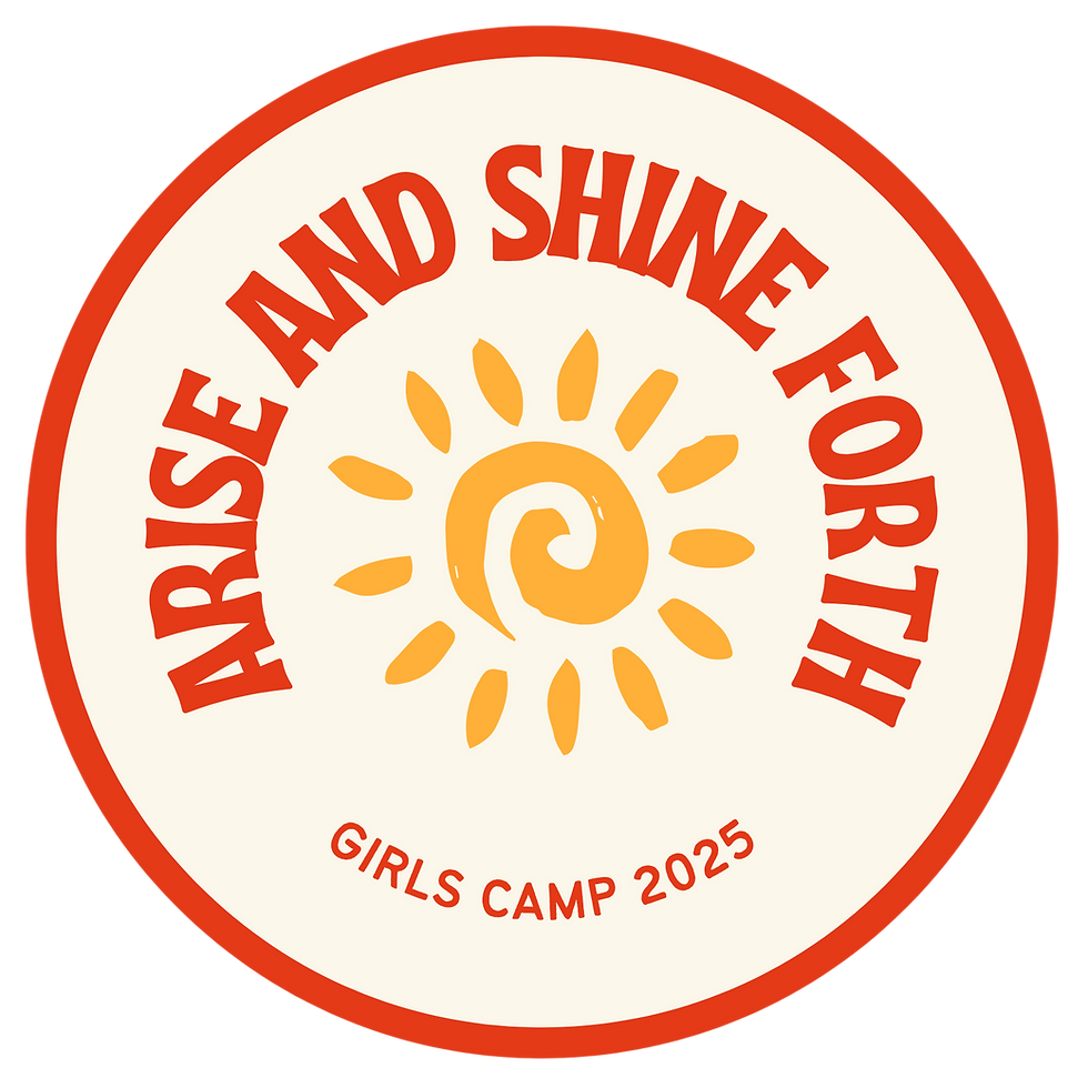 Thumbnail: 2025 Girls Camp Crewneck Sweatshirt - Arise and Shine Forth