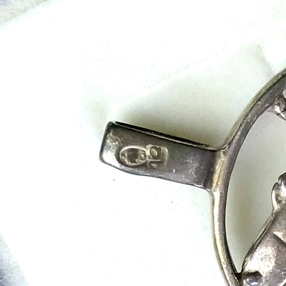 Miniatura: Srebrna zawieszka ryby, Agat Kłodzko, znak zodiaku