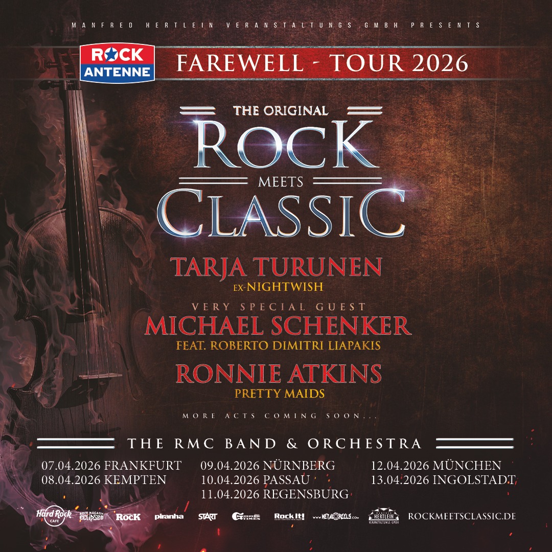 Rock meets Classic Farewell Tour 2026: Symphonic Rock-Ikone Tarja Turunen ist dabei!