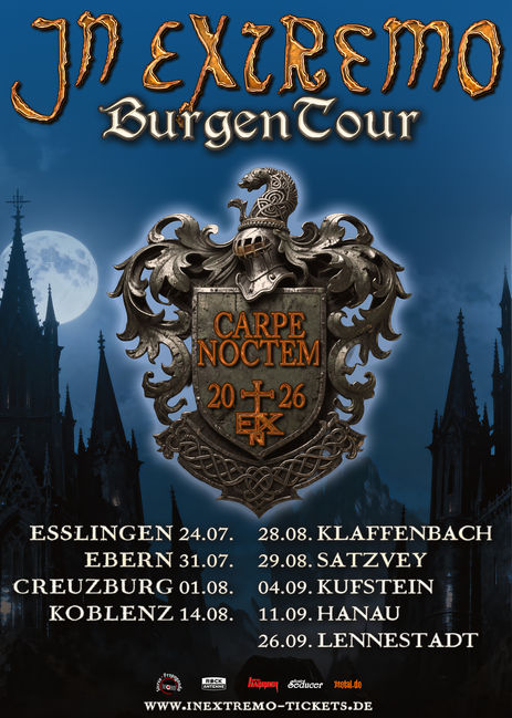 IN EXTREMO starten ihre legendäre BURGENTOUR 2026