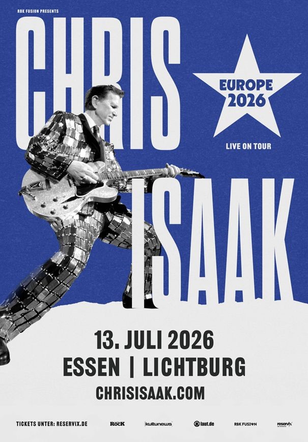 CHRIS ISAAK – Exklusive Deutschland-Show 2026 in Essen