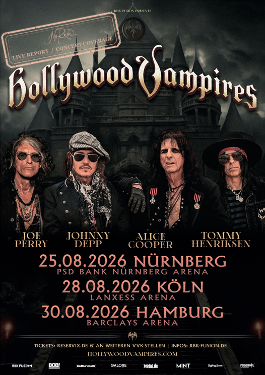 The Hollywood Vampires bringen Hamburgs Blut zum Kochen