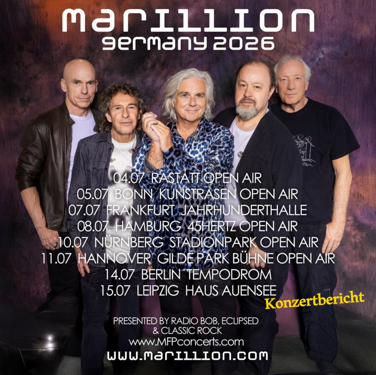 Marillion live im Haus Auensee Leipzig 2026: Ein Abend voller Magie, Gänsehaut und musikalischer Überraschungen