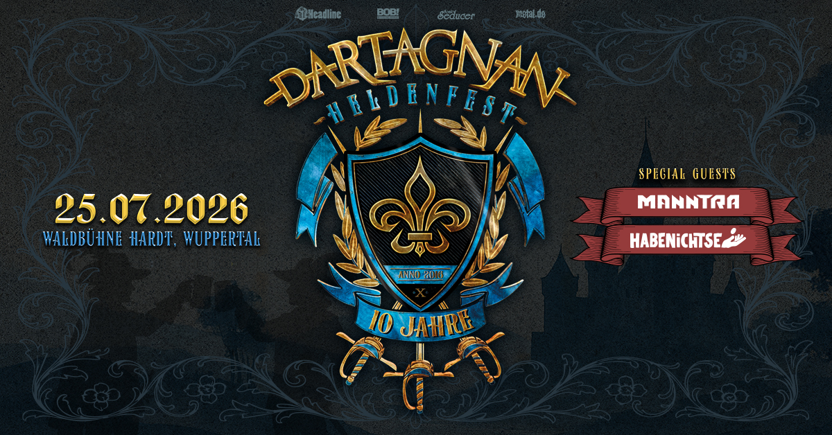 dArtagnan feiern 10 Jahre: Heldenfest ist ausverkauft, Doku kommt auf die große Leinwand