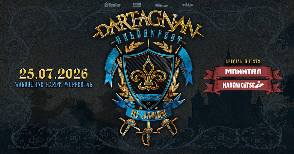 dArtagnan feiern 10 Jahre: Heldenfest ist ausverkauft, Doku kommt auf die große Leinwand