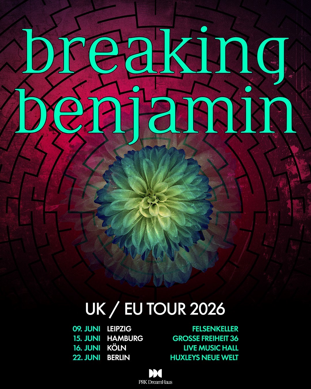 BREAKING BENJAMIN - erstmals seit 9 Jahren wieder in Deutschland