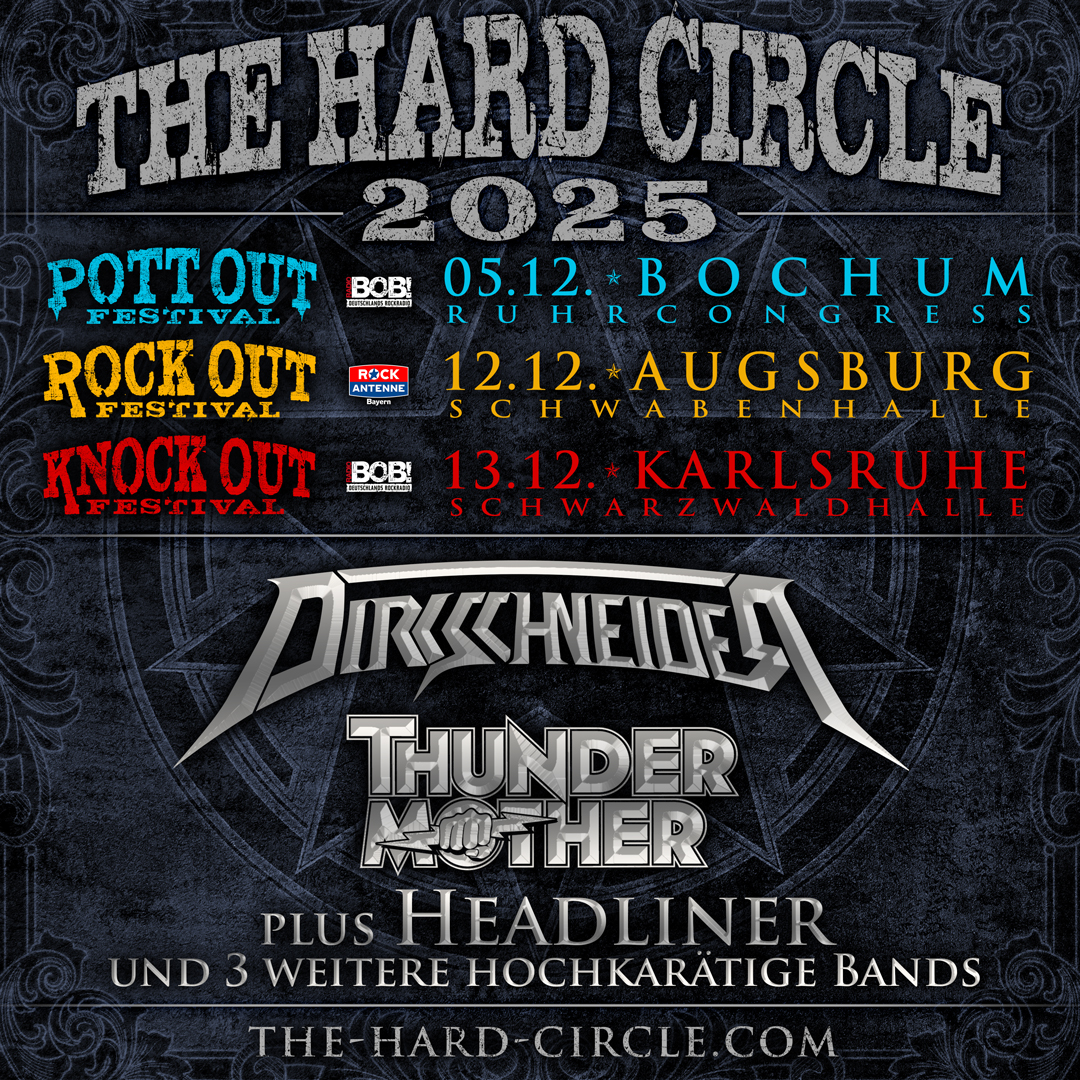 THE HARD CIRCLE 2025 kündigt DIRKSCHNEIDER mit exklusivem „Balls To The Wall 40“-Set und THUNDERMOTHER an!