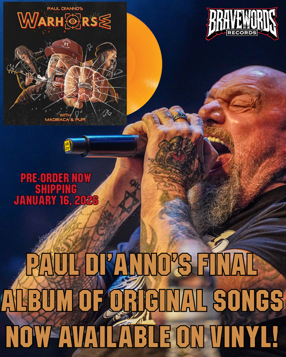 PAUL DI’ANNO’S WARHORSE – „Final Album of Original Songs“ demnächst als Vinyl