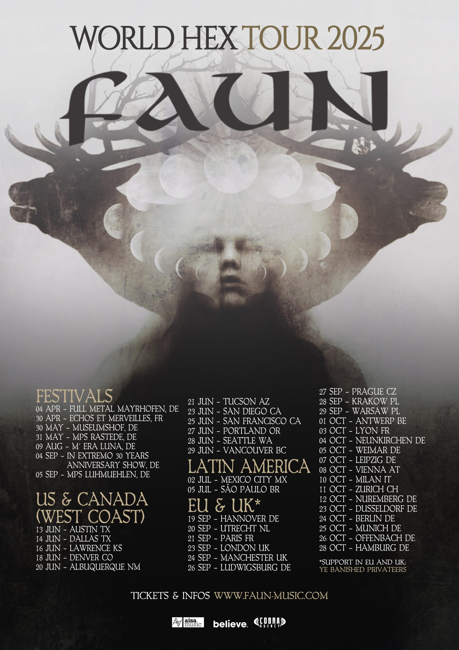 FAUN starten bald ihre große World HEX Tour 2025