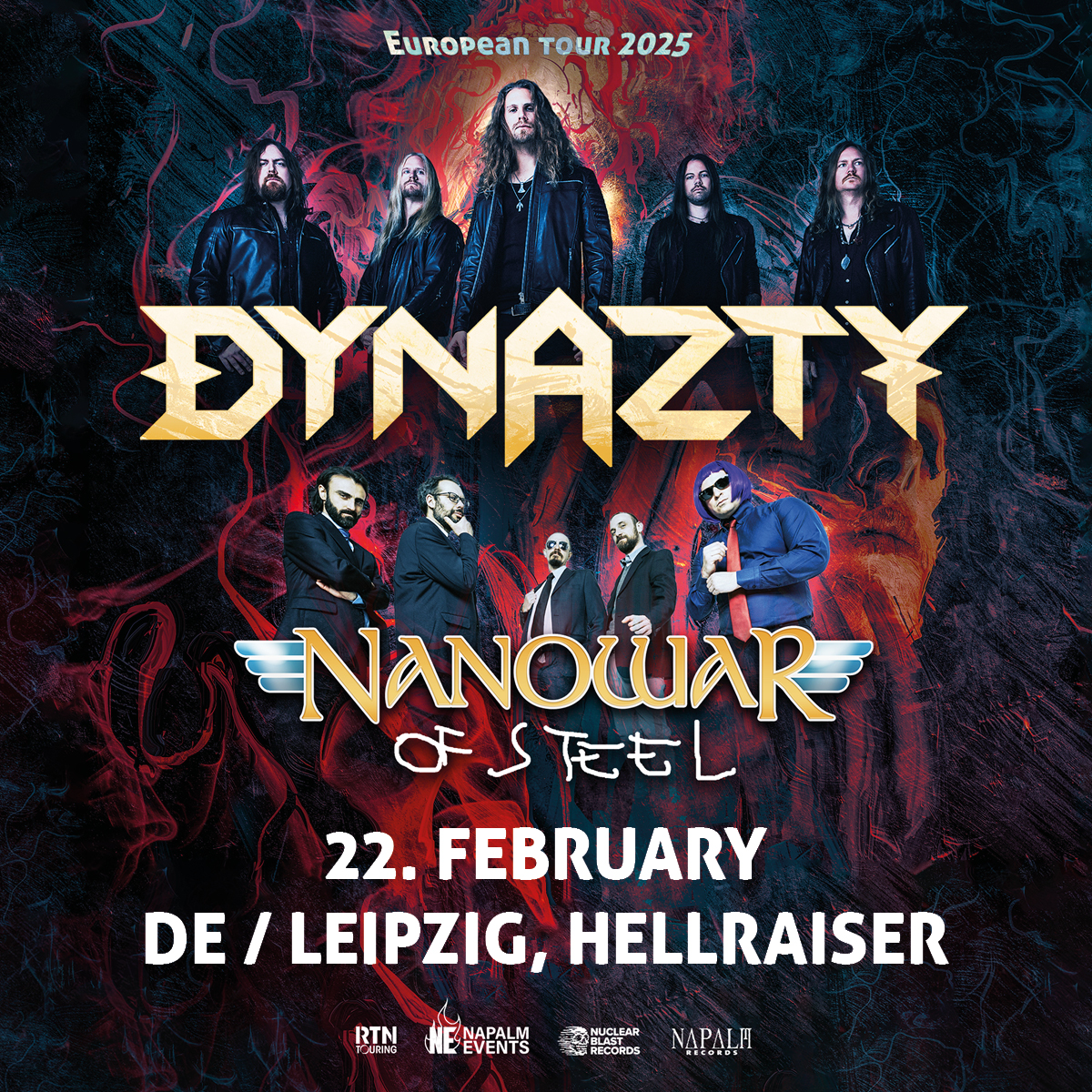 Konzertbericht: Dynazty & NanowaR of Steel (Support: Kilmara) - European Tour 2025