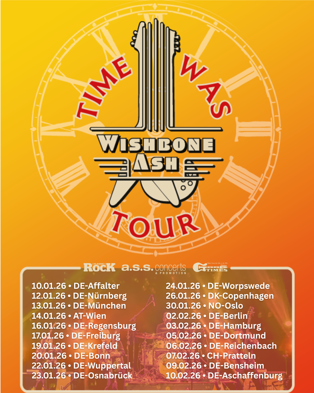 WISHBONE ASH - „The Time Was” Tour 2026