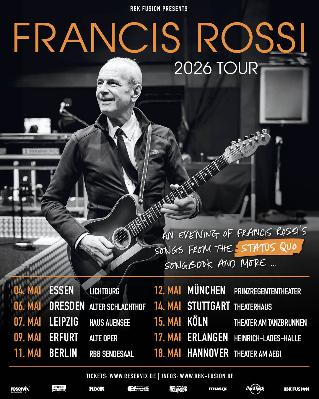 FRANCIS ROSSI - TOUR 2026