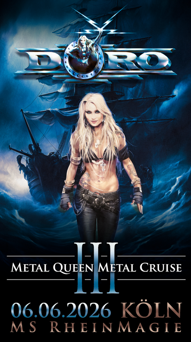 DORO lädt zur dritten „Metal Queen Metal Cruise“ am 06. Juni 2026 in Köln