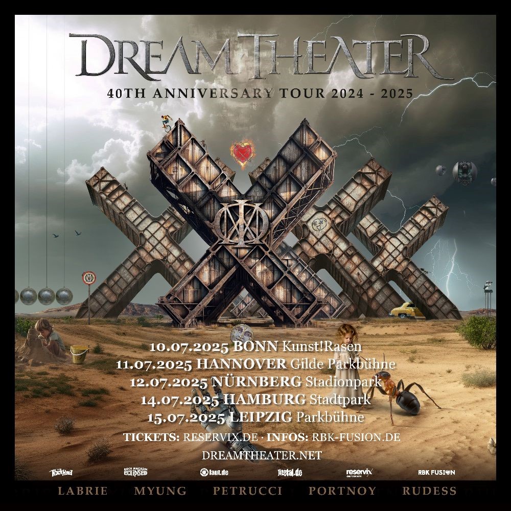 Konzertbericht: Dream Theater - 40th Anniversary Tour 2024 - 2025 vom 11.07.2025 von der Gilde Parkbühne Hannover