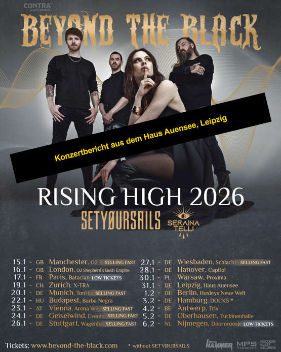 Konzertbericht: Beyond the Black - Rising High 2026 Tour