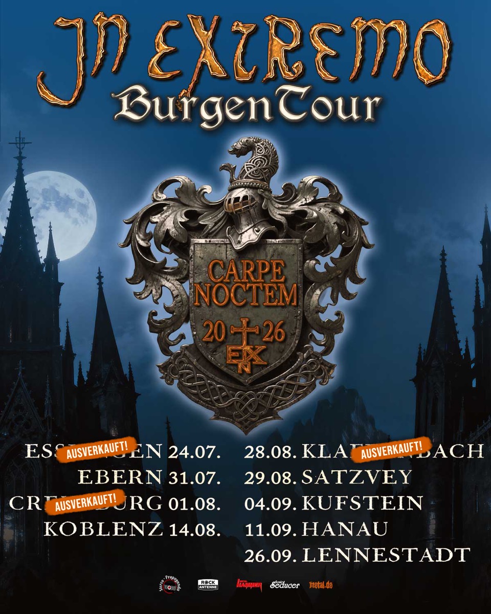 IN EXTREMO starten ihre legendäre BURGENTOUR 2026