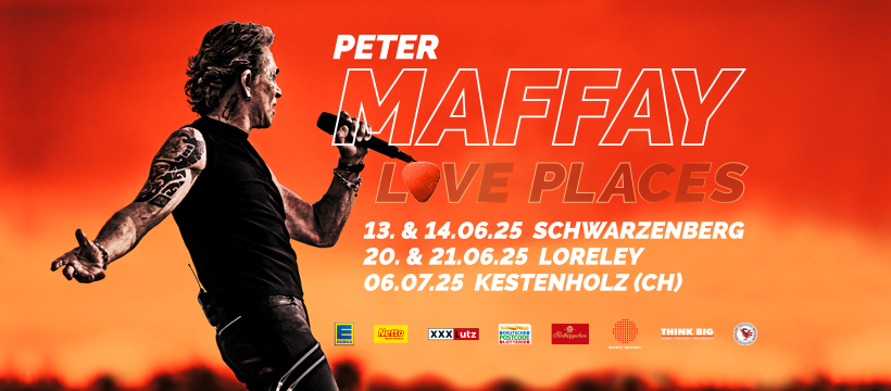 PETER MAFFAY - Lost Places 2025 - exklusive Konzerte in Schwarzenberg, an der Loreley und in Kestenholz