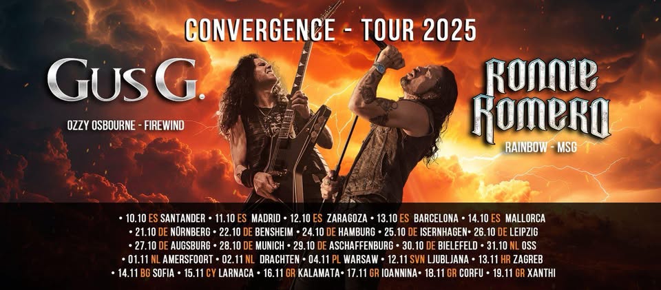 RONNIE ROMERO & GUS G. – die „Convergence Tour“ 2025