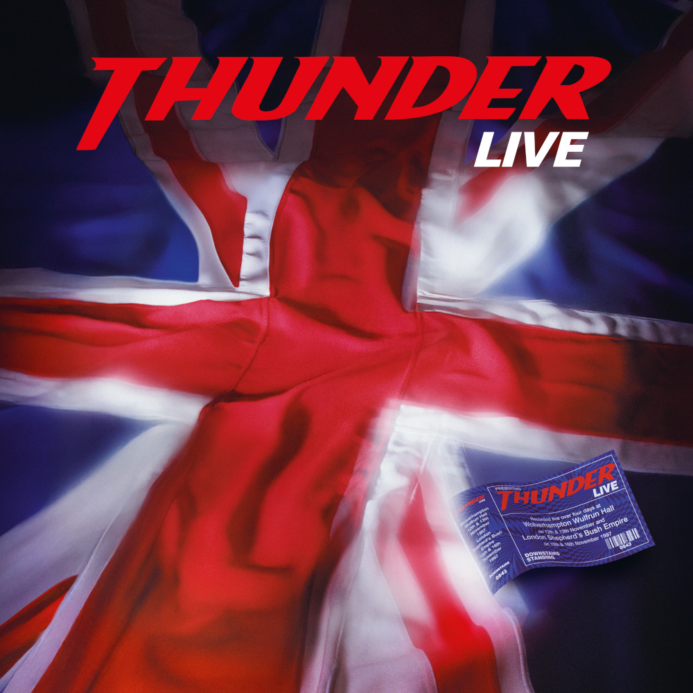 THUNDER – Kult-Livealbum kehrt zurück: „Live“ erscheint erstmals auf Vinyl & digital