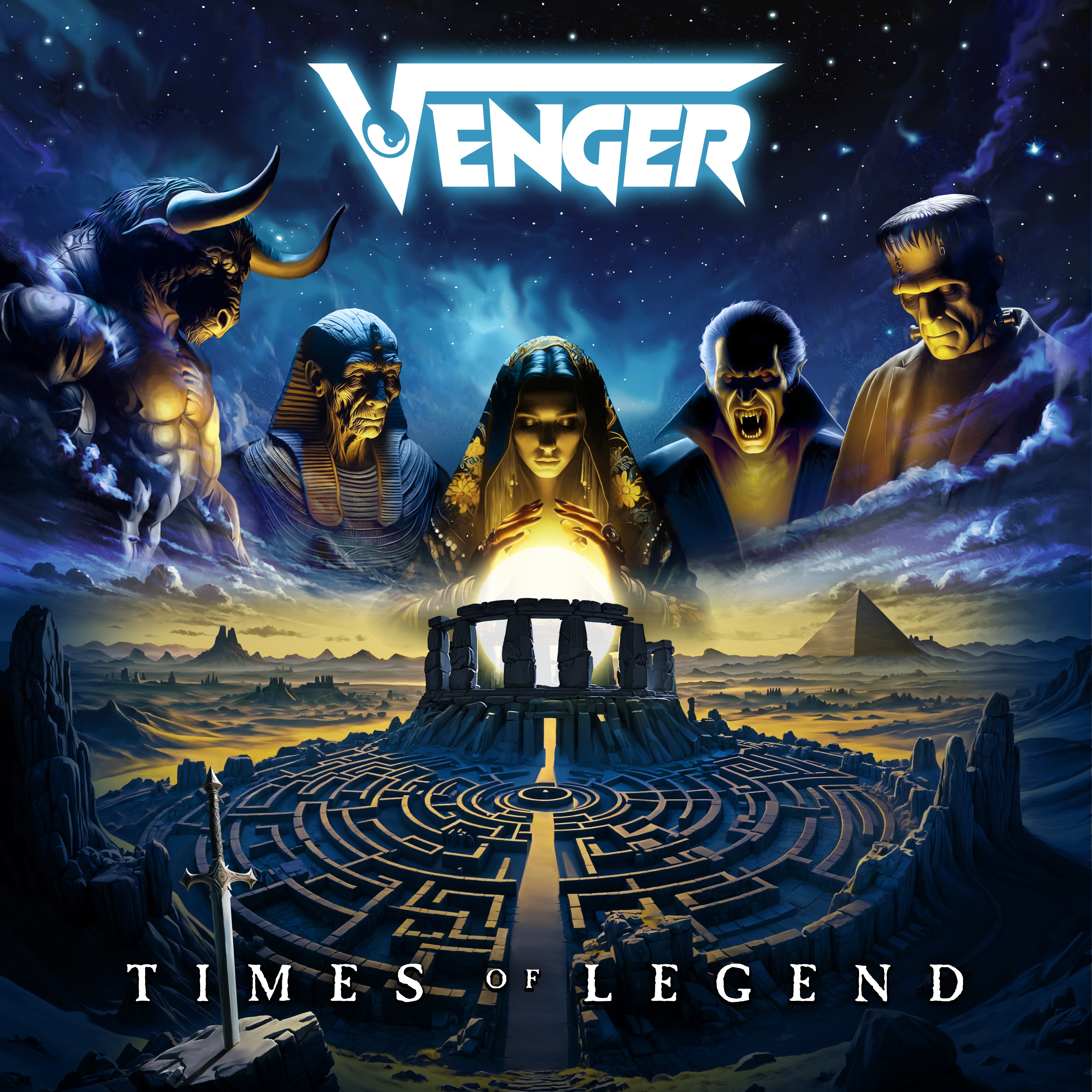 VENGER kündigen ihr Debütalbum "Times Of Legend" an