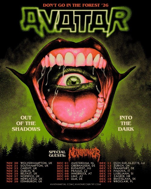 AVATAR kündigen „Don’t Go In The Forest“-Europatour für Herbst 2026 an