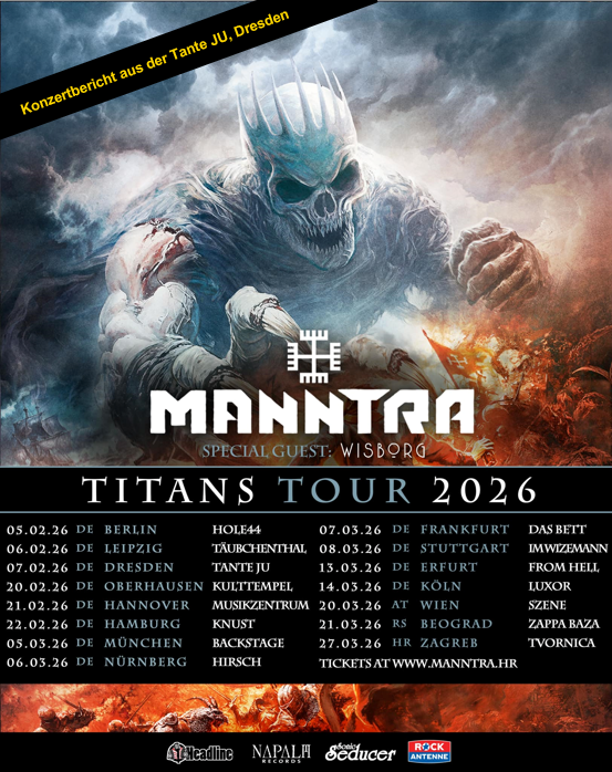 Konzertbericht: Manntra - Titans Tour 2026 (Support: Wisborg)
