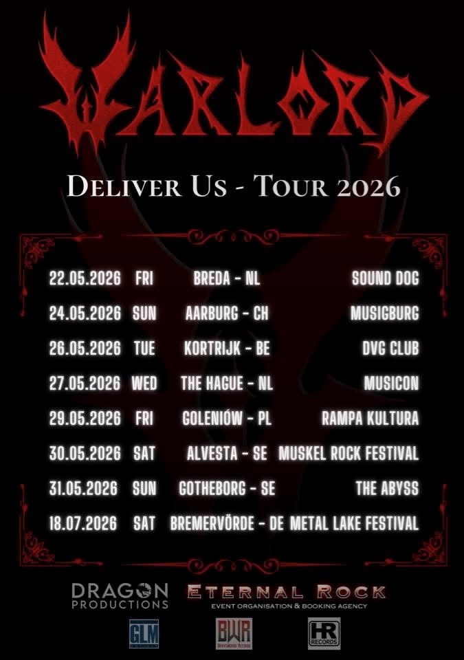 Warlord kündigen Europa-Tour 2026 an
