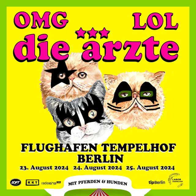 Konzertbericht „OMG die ärzte LOL“ Tempelhof 2024