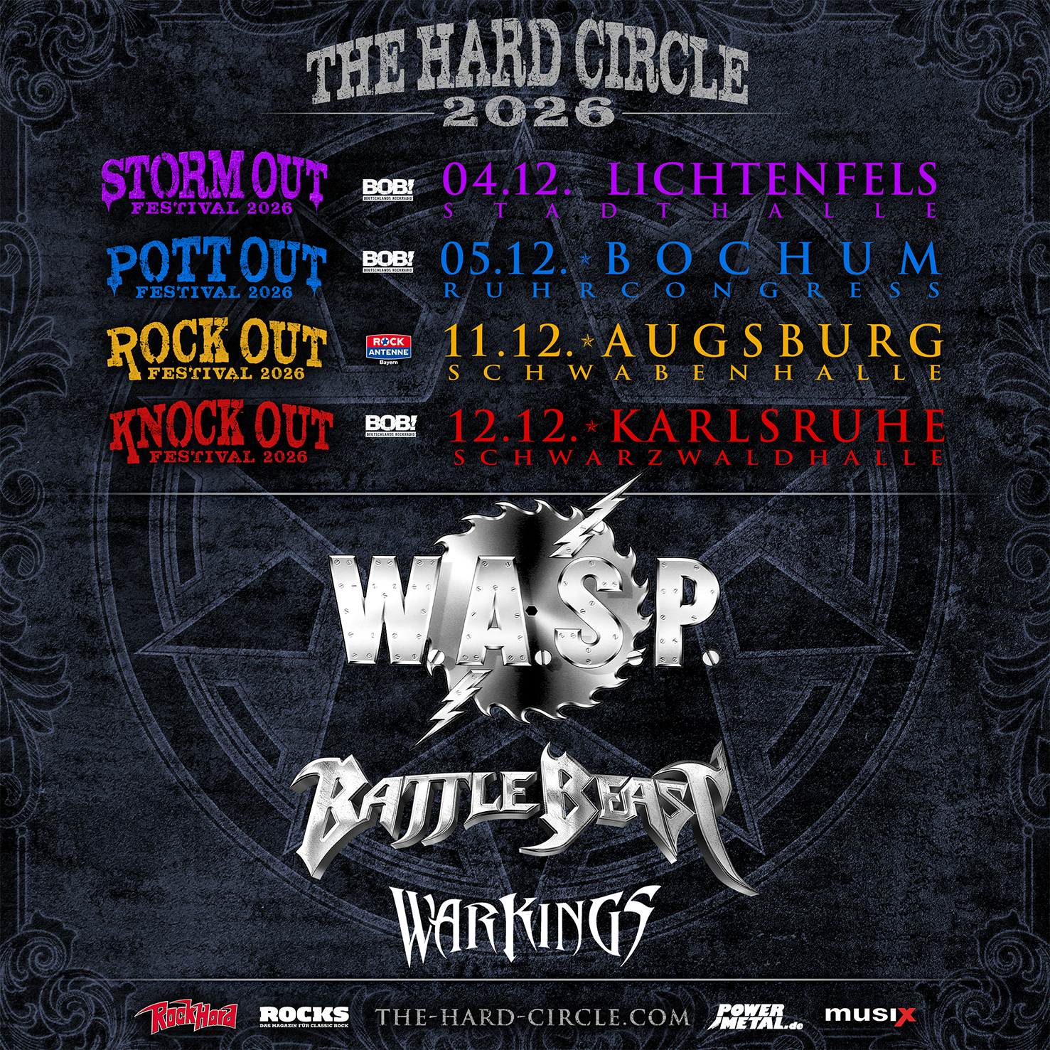 The Hard Circle Festivals 2026: Battle Beast neu bestätigt