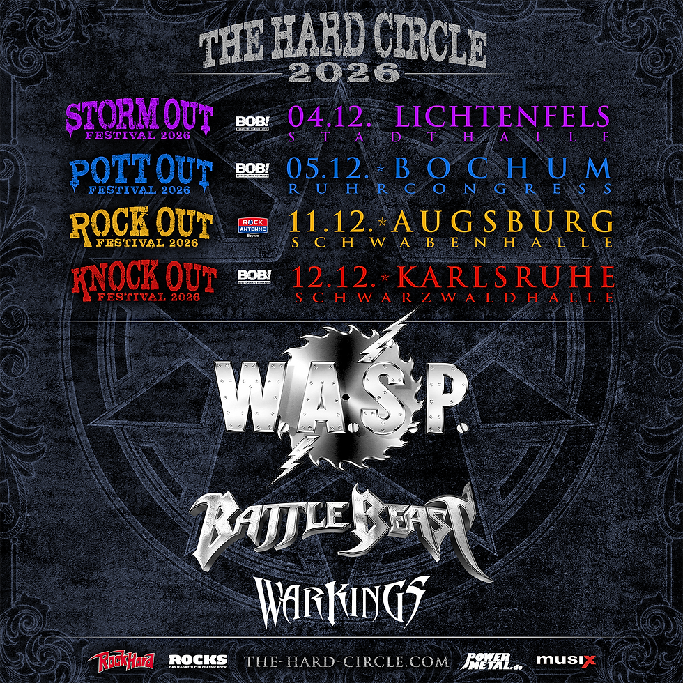 Festivalplakat Hard Circle 2026 - Update Mai