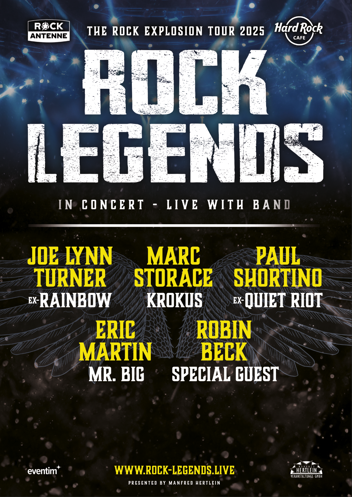 Vorhang auf für die ROCK LEGENDS Tour 2025