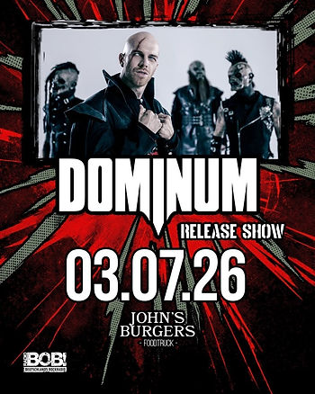 Konzertplakat Releaseshow Dominum LGH Wacken