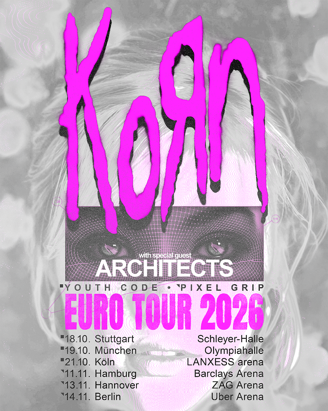 KORN kündigen Deutschland-Tour für Herbst 2026 an