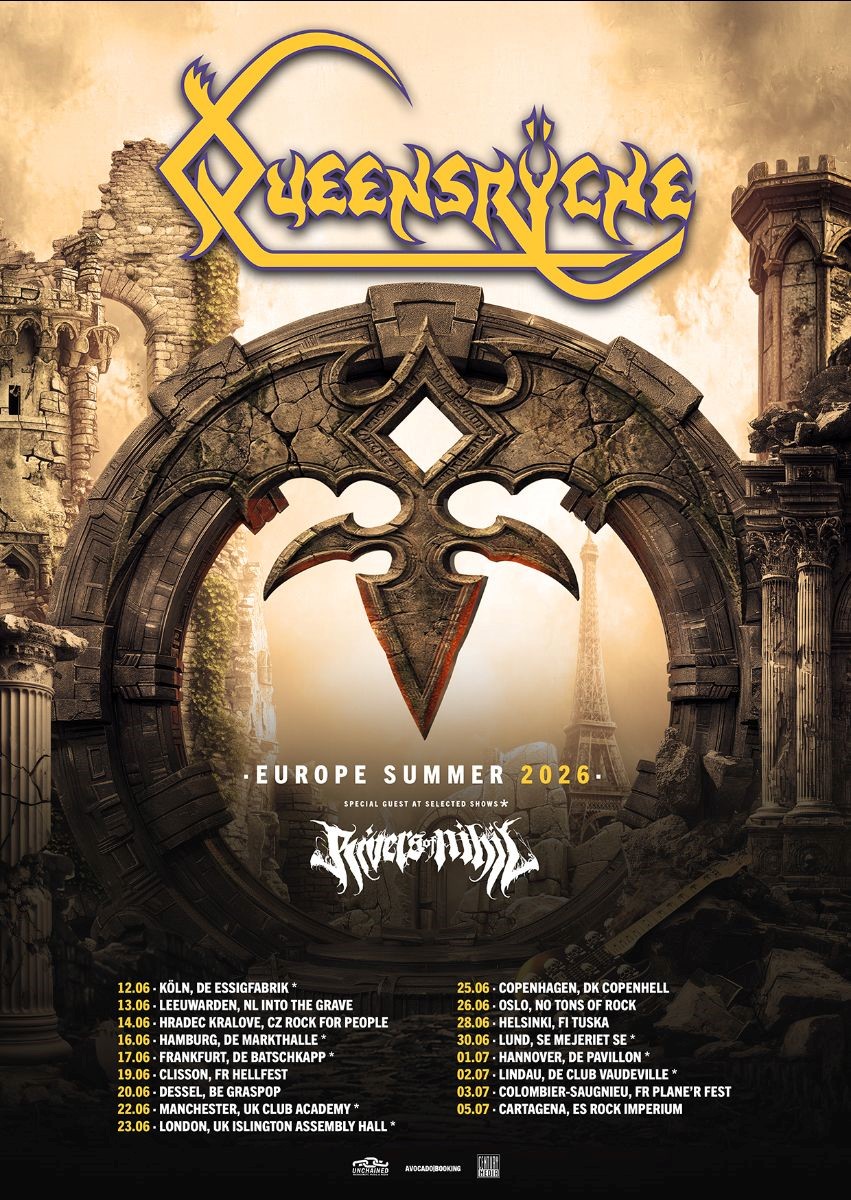 Queensrÿche kündigen Europa-Konzerte und Festivalshows für Sommer 2026 an