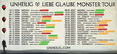 Unheilig bringen „Liebe Glaube Monster“ auf große Arena-Tour
