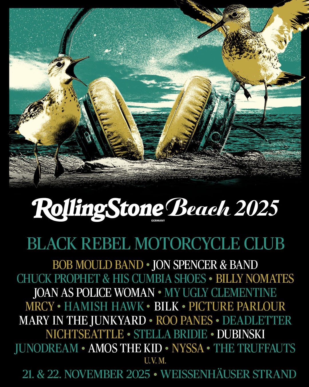 ROLLING STONE Beach 2025: Die ersten 21 Acts stehen fest!