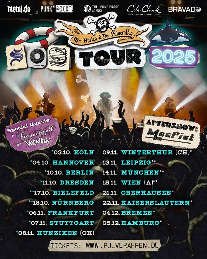 Mr. Hurley & die Pulveraffen zerlegen mit Vroudenspil die Turbinenhalle in Oberhausen