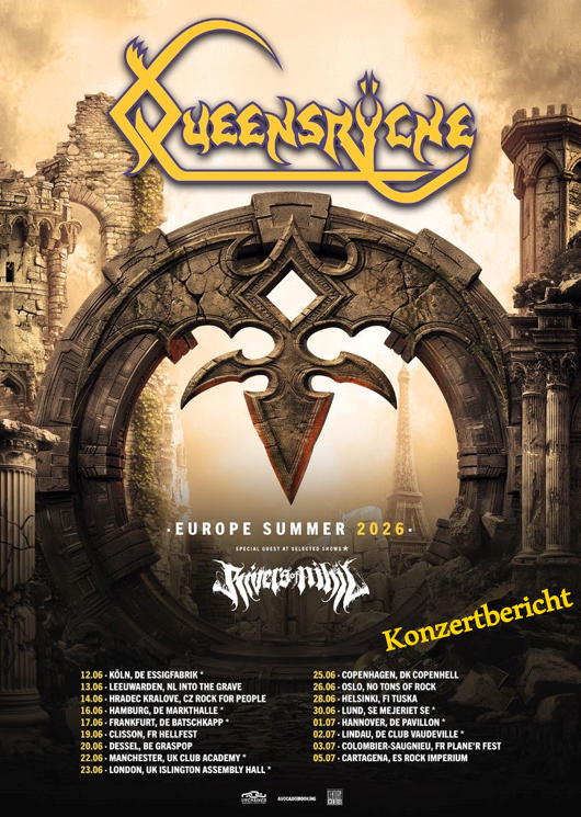 Queensrÿche und Rivers of Nihil in der Markthalle Hamburg