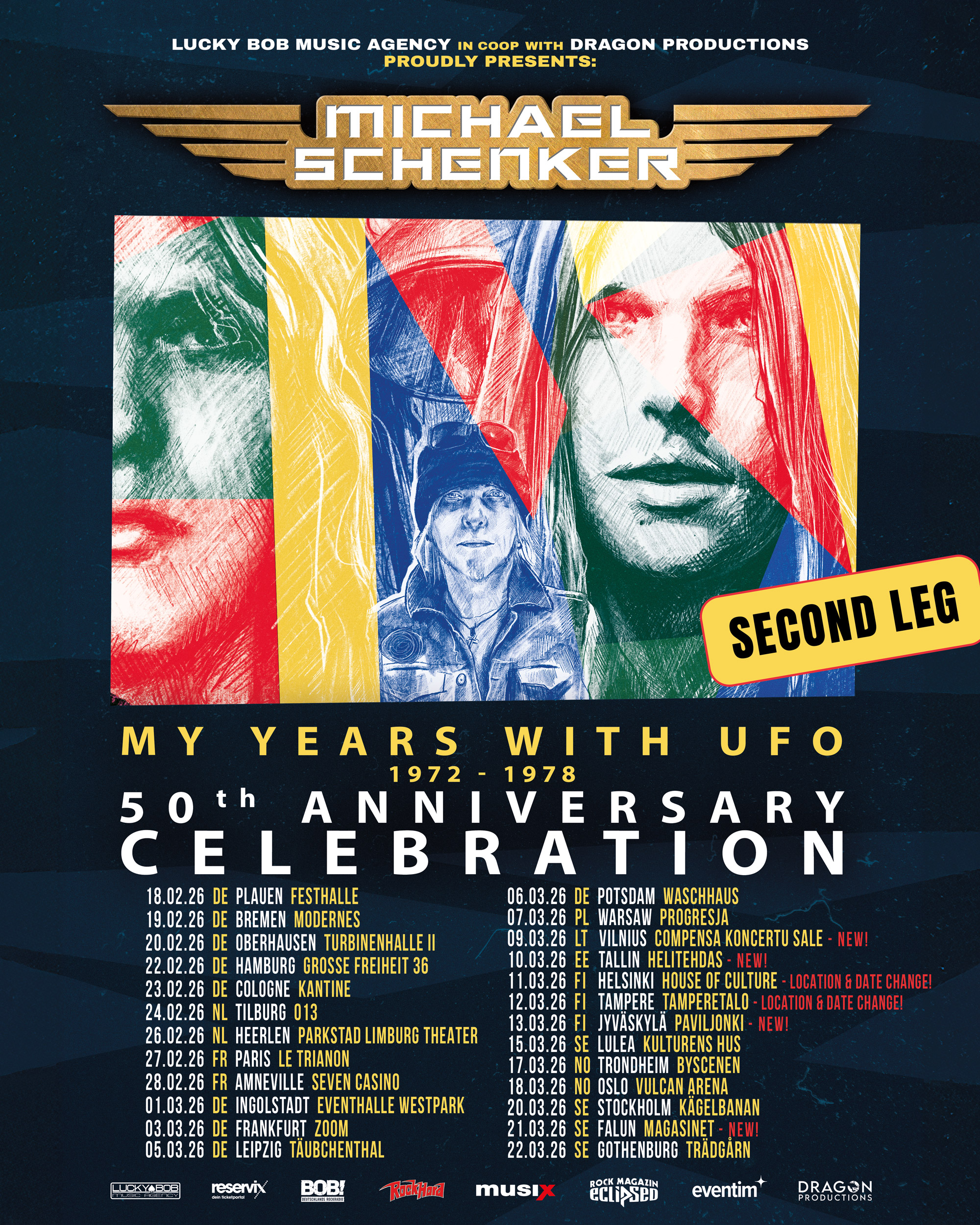 MICHAEL SCHENKER - „My Years With UFO – 50th Anniversary Celebration Tour“