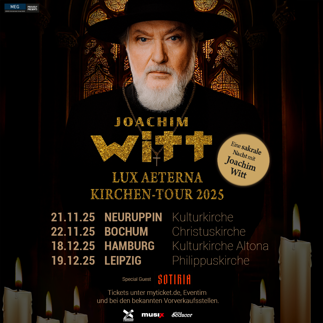 Joachim Witts „Lux Aeterna Kirchen-Tour `25“