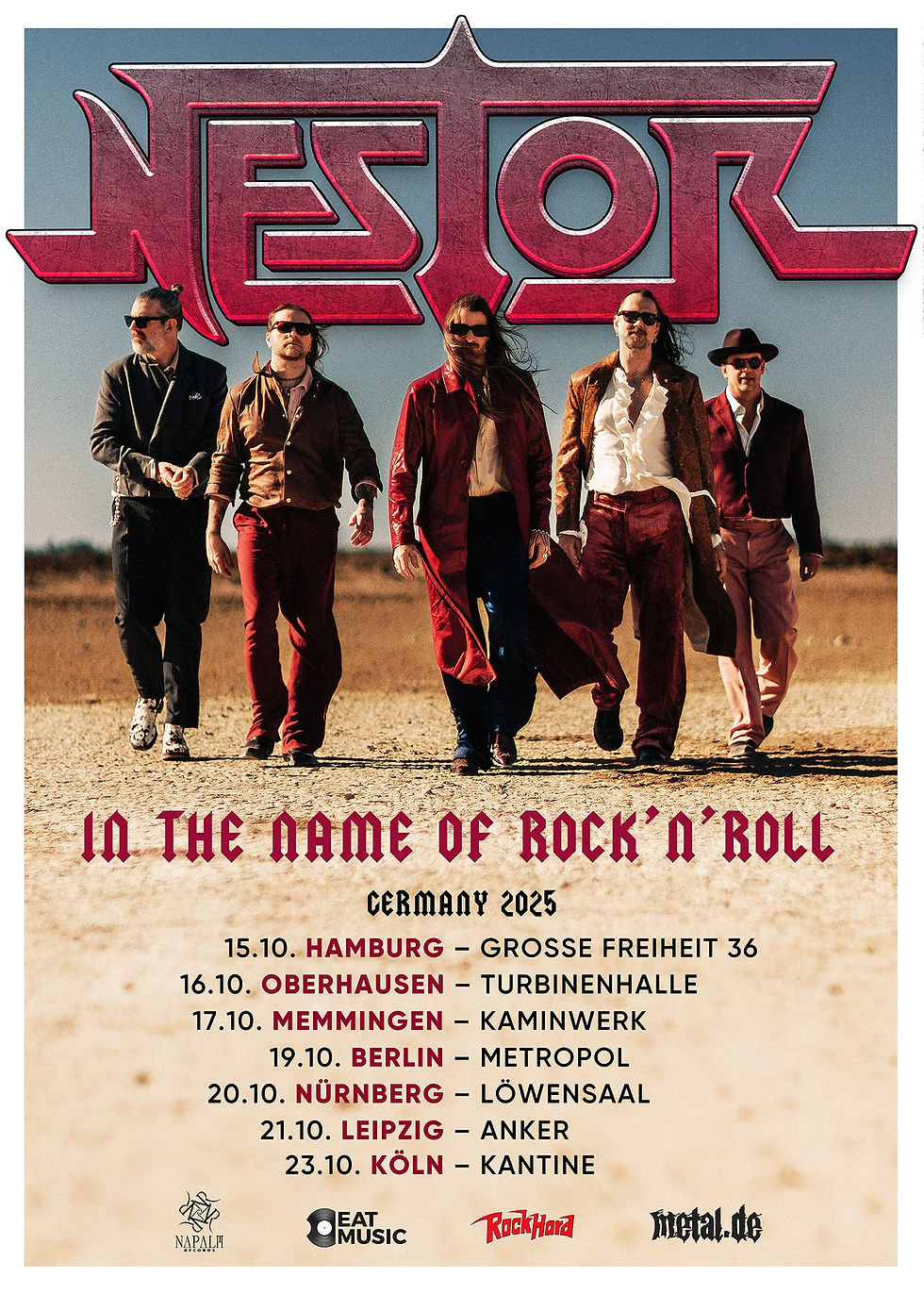 NESTOR - In The Name of Rock ´n´Roll - Tour 2025