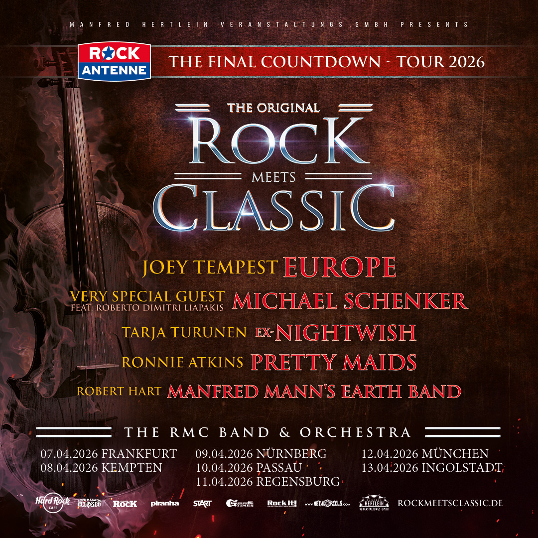 Rock meets Classic „The Final Countdown“ mit Headliner Joey Tempest von EUROPE