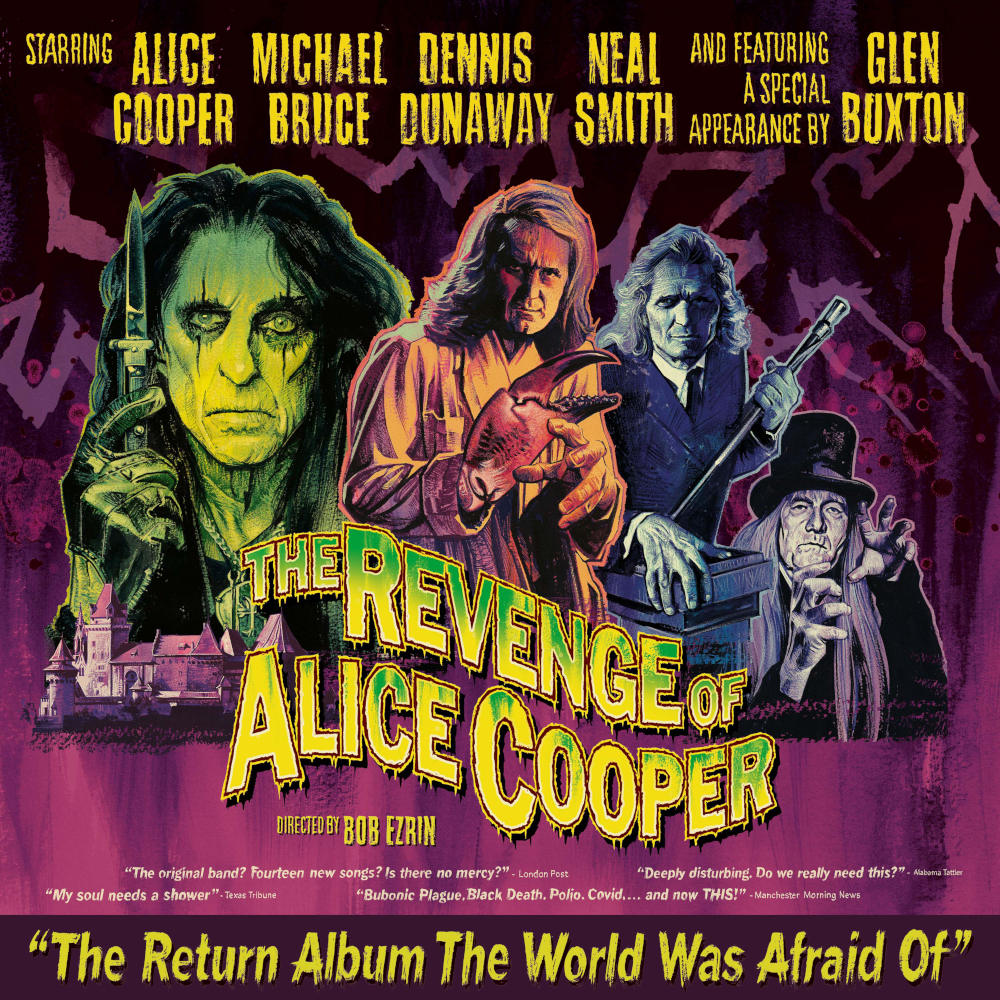 Original Alice Cooper Band zurück mit neuem Studioalbum "The Revenge Of Alice Cooper"