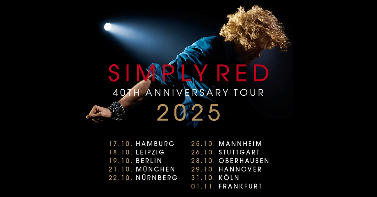 SIMPLY RED - 40th Anniversary Tour 2025